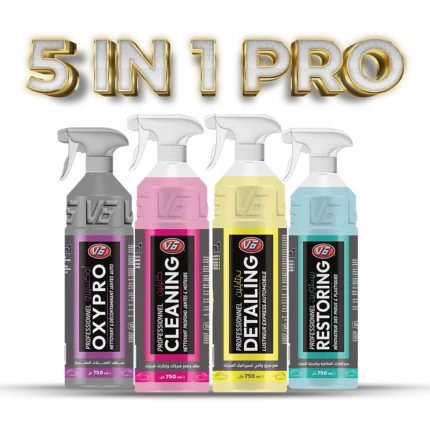 Pack nettoyage voiture 5 IN 1 PRO