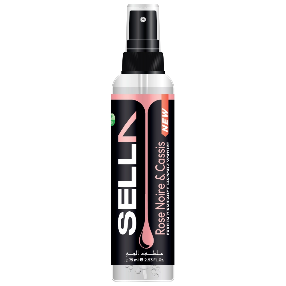 parfum d’ambiance rose noire cassis